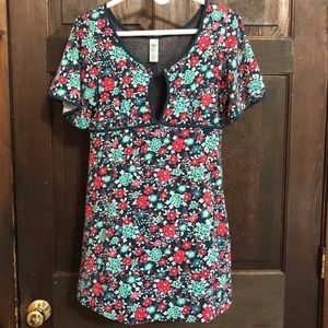 Free People Floral Tunic